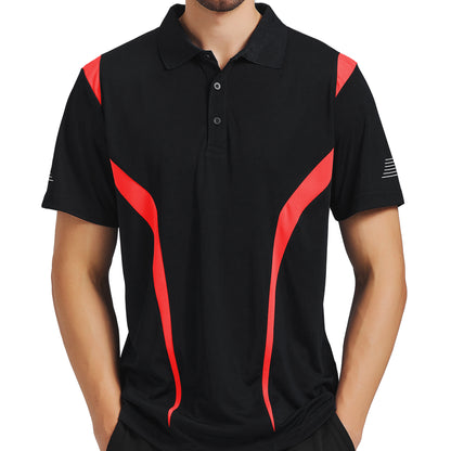 ISUSI Summit Men’s Polo Shirt – Short Sleeve, Moisture-Wicking, Multiple Colours