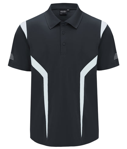 ISUSI Summit Men’s Polo Shirt – Short Sleeve, Moisture-Wicking, Multiple Colours