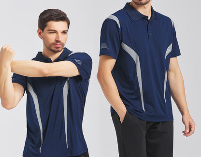 ISUSI Summit Men’s Polo Shirt – Short Sleeve, Moisture-Wicking, Multiple Colours