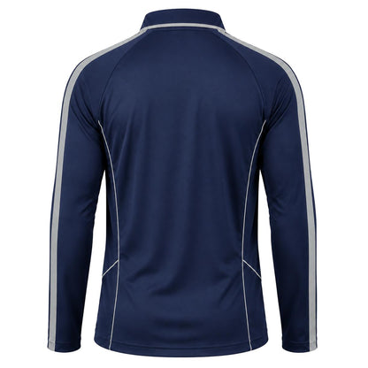 ISUSI Flow Mens Long Sleeve Polo Shirt – Lightweight, Moisture-Wicking