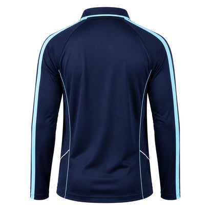 ISUSI Flow Mens Long Sleeve Polo Shirt – Lightweight, Moisture-Wicking