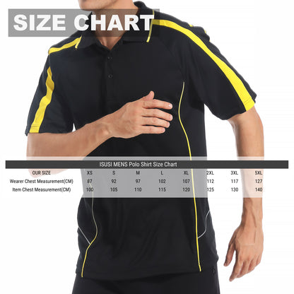ISUSI Flow Men’s Polo Shirt – Short Sleeve, Lightweight, Multiple Colours