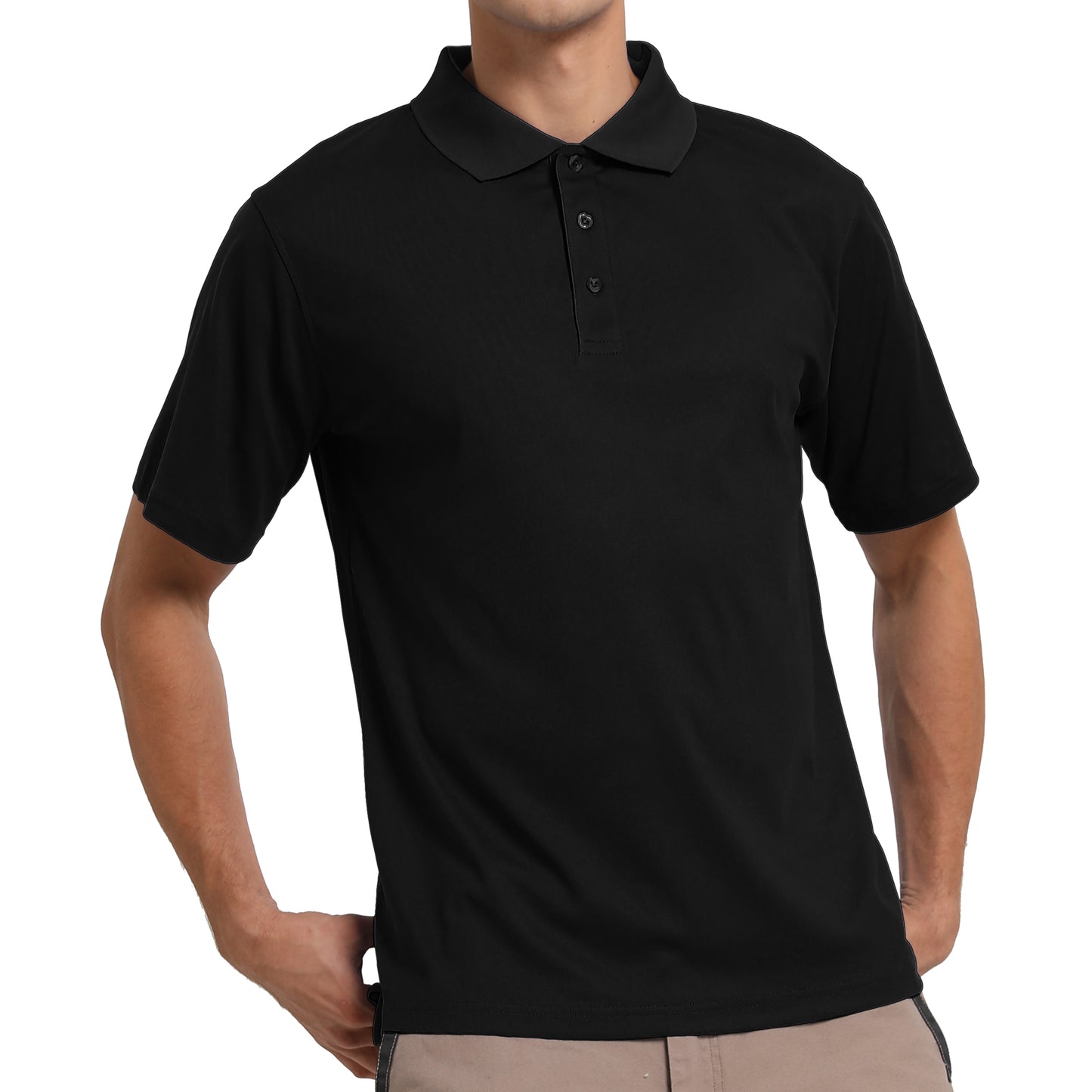 ISUSI Everyday Mens Polo Shirt – Cotton Blend, UPF 30+, Multiple Colours