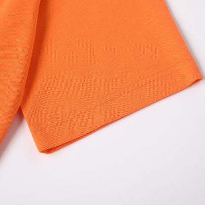 cotton blend polo shirt sleeve detail close-up – Big Bee Workwear