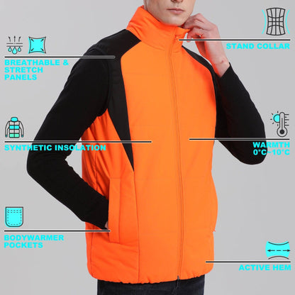 ISUSI Hi-Vis Puffer Vest, Insulated Workwear - Big Bee